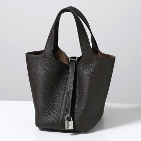 HERMES エルメス ピコタン PICOTIN LOCK PM 18 ピコタンロック H056289CK レディース トリヨンクレマンス レザー Hロゴ カデナ付き 鞄 K刻印 SV金具 Ebene/エベンヌ