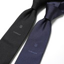 GIVENCHY ジバンシィ ネクタイ JZ922 メンズ シルクタイ レギュラータイ 4Gエンブレム ロゴ カラー2色
