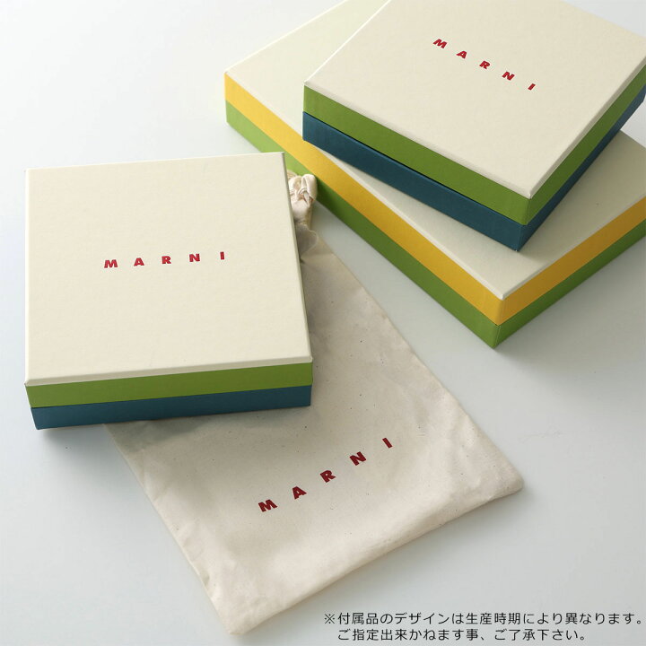 楽天市場】MARNI マルニ 二つ折り財布 PFMOQ14Q14 P8674 レディース 