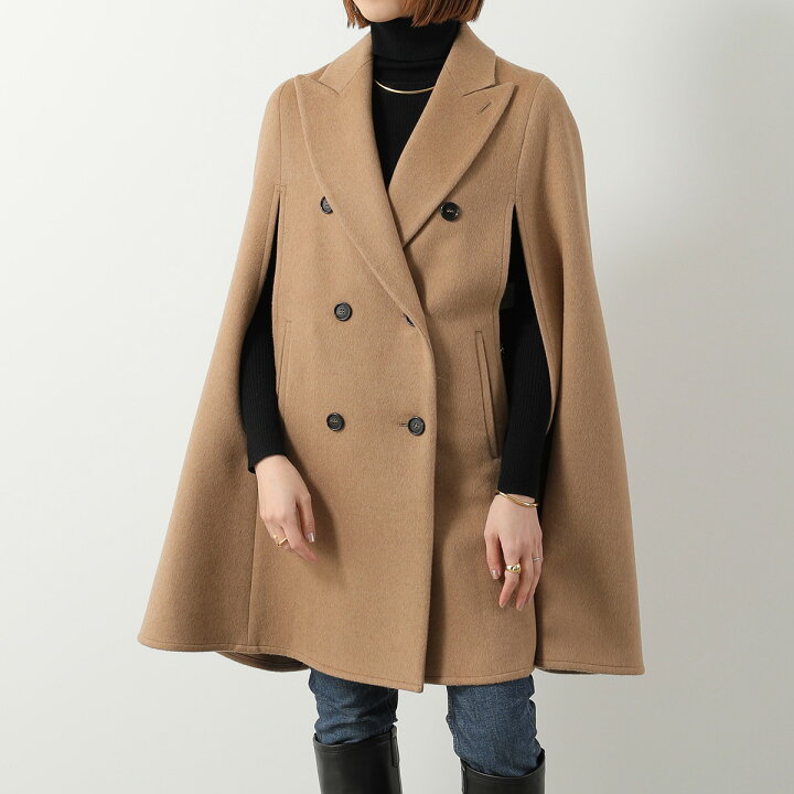 楽天市場】MAX MARA マックスマーラ ケープ PORDOI ポルドイ キャメル 