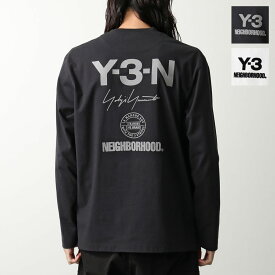 Y-3 x NEIGHBORHOOD ワイスリー ネイバーフッド ロングスリーブティー NBHD LOGO LS TEE JW7001 JX7455 メンズ シングルジャージー ロゴ カラー2色