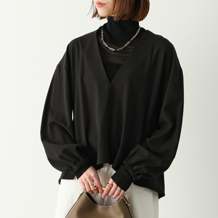 楽天市場】CLOCHE クロシェ ブラウス 85667 レディース 長袖 シャツ V 
