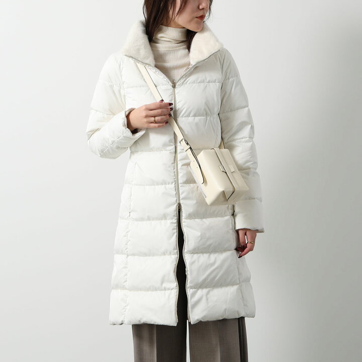 HERNO - HERNO ヘルノ PI067DR ホワイト Resort エコファー ダウン 