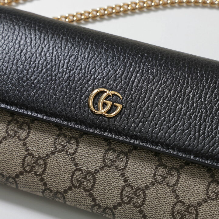 楽天市場】GUCCI グッチ チェーンウォレット PETITE MARMONT GG 