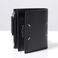 MAISON MARGIELA メゾンマルジェラ 二つ折り財布 SA1UI0020 P4745 メンズ レザー ミニ財布 豆財布 4ステ…
