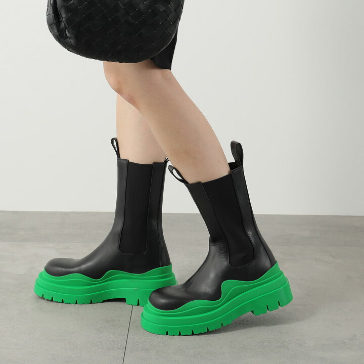 楽天市場】BOTTEGA VENETA ボッテガヴェネタ ミドルブーツ TIRE BOOTS 