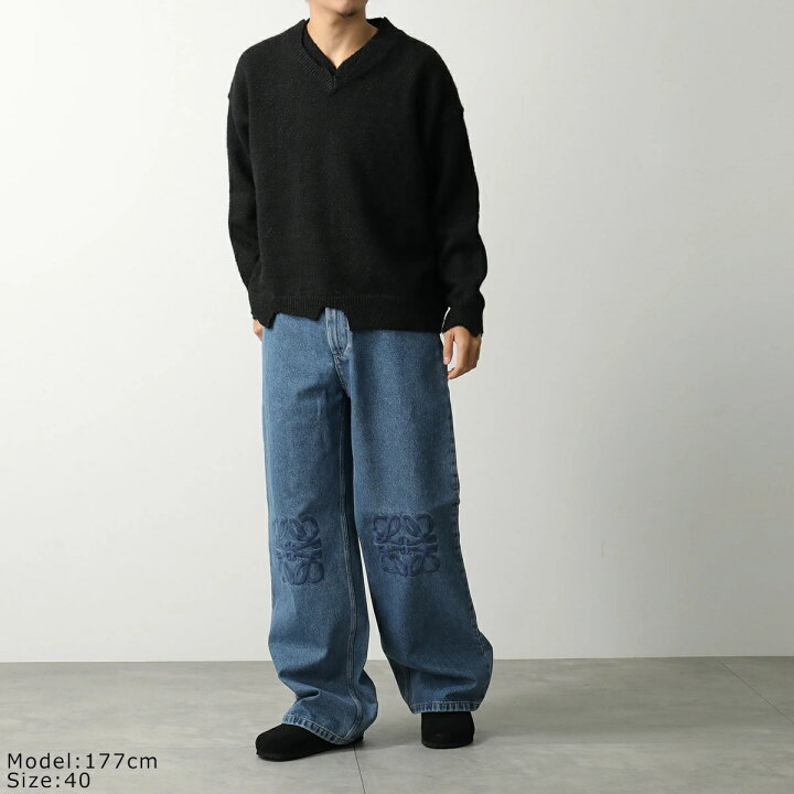 楽天市場】LOEWE ロエベ ジーンズ ANAGRAM BAGGY JEANS アナグラム 