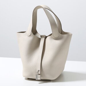 HERMES �G�����X �s�R�^�� PICOTIN LOCK PM 18 �s�R�^�����b�N H056289CK ���f�B�[�X �g�������N���}���X ���U�[ H���S �J�f�i�t�� �� W���� SV���� BETON/�x�g��