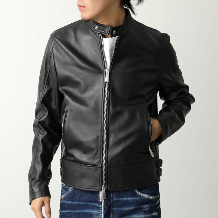 楽天市場】DSQUARED2 ディースクエアード レザージャケット Biker 