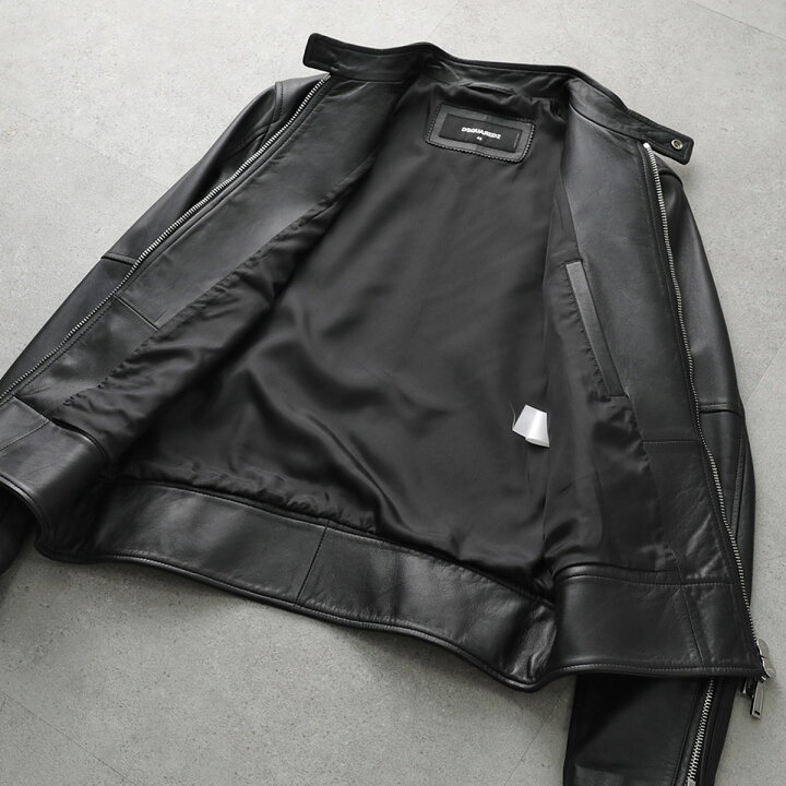 楽天市場】DSQUARED2 ディースクエアード レザージャケット Biker 