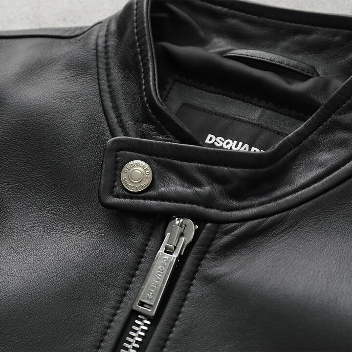 楽天市場】DSQUARED2 ディースクエアード レザージャケット Biker 