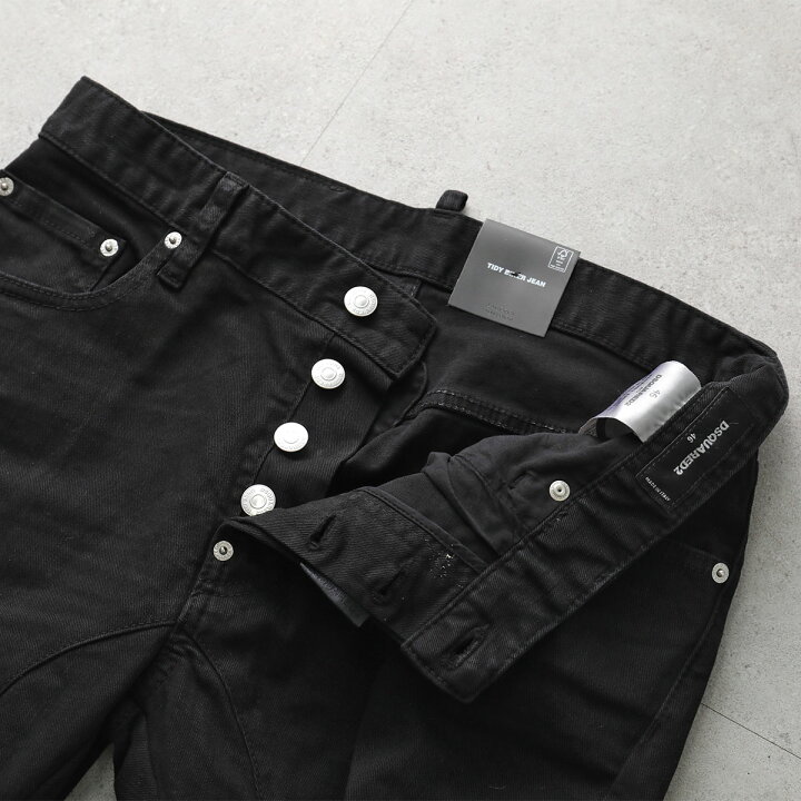 DSQUARED2 デニム黒灰色2本 ディースクエアード DSQUARED2 ジーンズ 