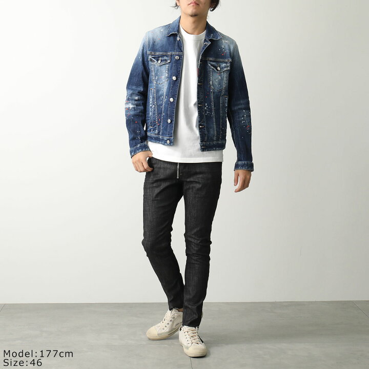 楽天市場】DSQUARED2 ディースクエアード デニムジャケット DAN JEAN 