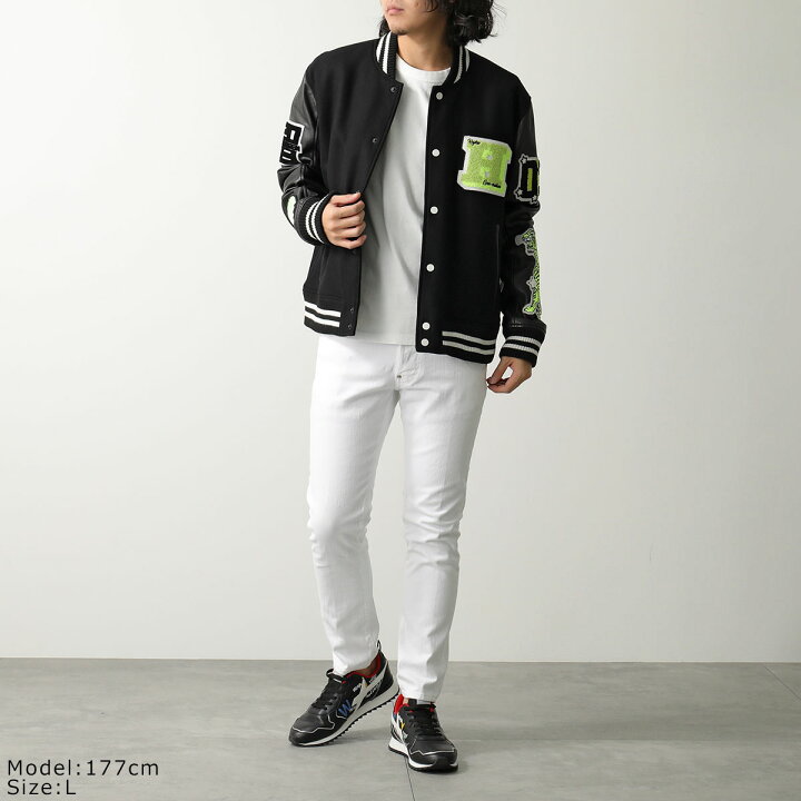 楽天市場】HYDROGEN ハイドロゲン スタジャン COLLEGE JACKET ME0002 