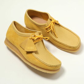Clarks クラークス モカシン 26154742 Wallabee ワラビー メンズ ローカット スエード レザー レースアップ クレープソール シューズ 靴 Yellow-Suede