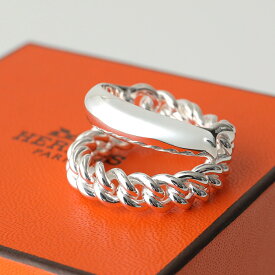 HERMES エルメス リング ブックル セリエ アンフレキシブル Boucle Sellier Inflexible MM H125630B レディース グルメットチェーン 指輪 アクセサリー silver925 SILVER