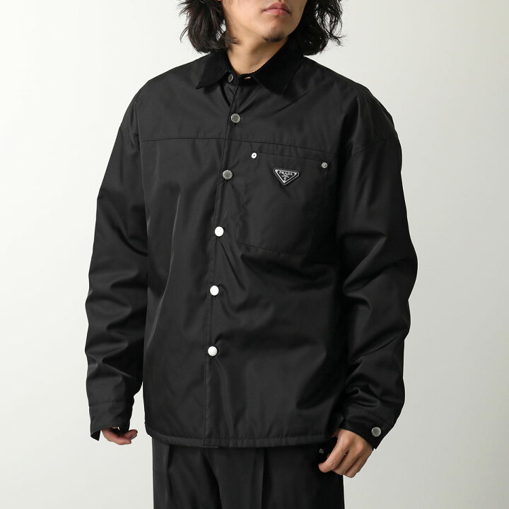楽天市場】PRADA プラダ 中綿シャツジャケット SC713M 1WQ8 メンズ Re 