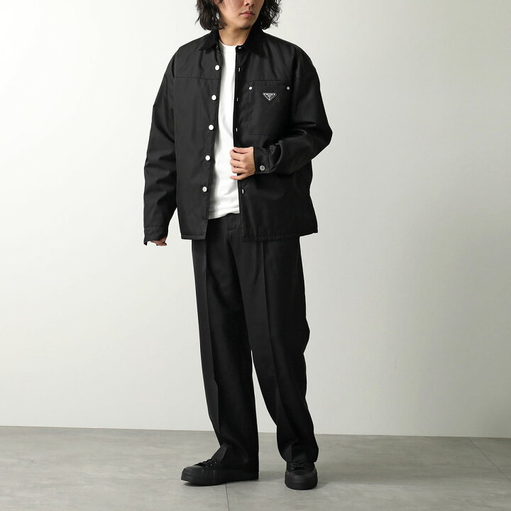 楽天市場】PRADA プラダ 中綿シャツジャケット SC713M 1WQ8 メンズ Re