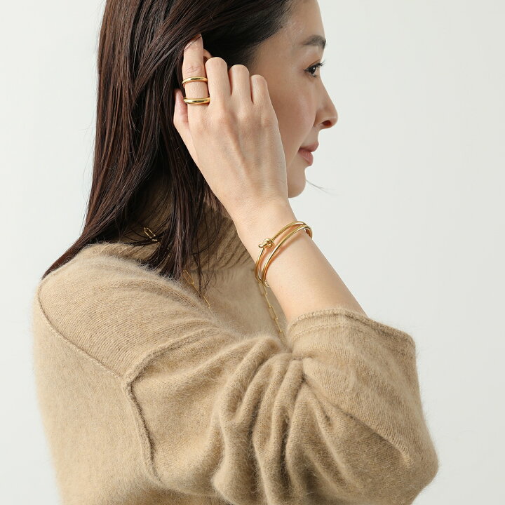 美品✨ セリーヌ バングル 正規品 ゴールド ブレスレット イタリア製 