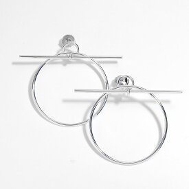 HERMES エルメス ピアス LOOP MM ループ Boucles doreilles H114504B レディース サークル スタッド silver925 シルバー