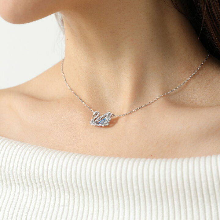 楽天市場】SWAROVSKI スワロフスキー ネックレス Swan スワン 5533397 