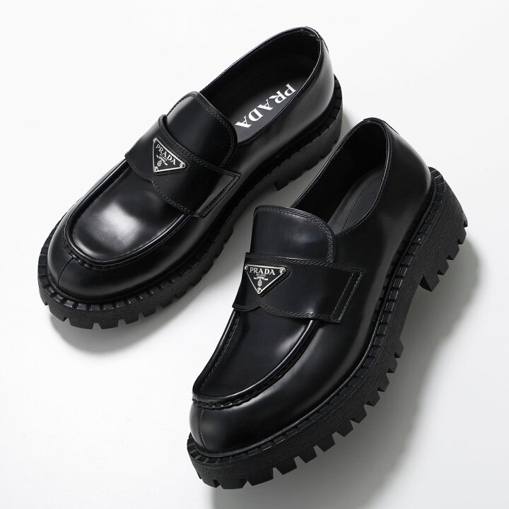 楽天市場】PRADA プラダ ローファー 2DE151 B4L メンズ レザー 