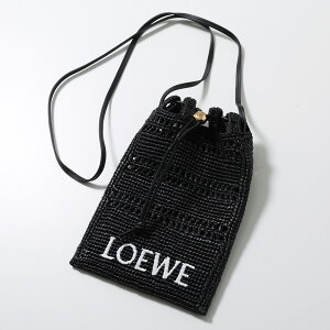 �y�ő�2���~OFF�N�[�|���ΏہE2/5����zLOEWE ���G�x �����o�b�O DRAWSTRING POCKET �h���[�X�g�[�����O C756PHPX05 ���f�B�[�X �V�����_�[�o�b�O ���t�B�A �� 1100/BLACK �ydc_kikaku�z