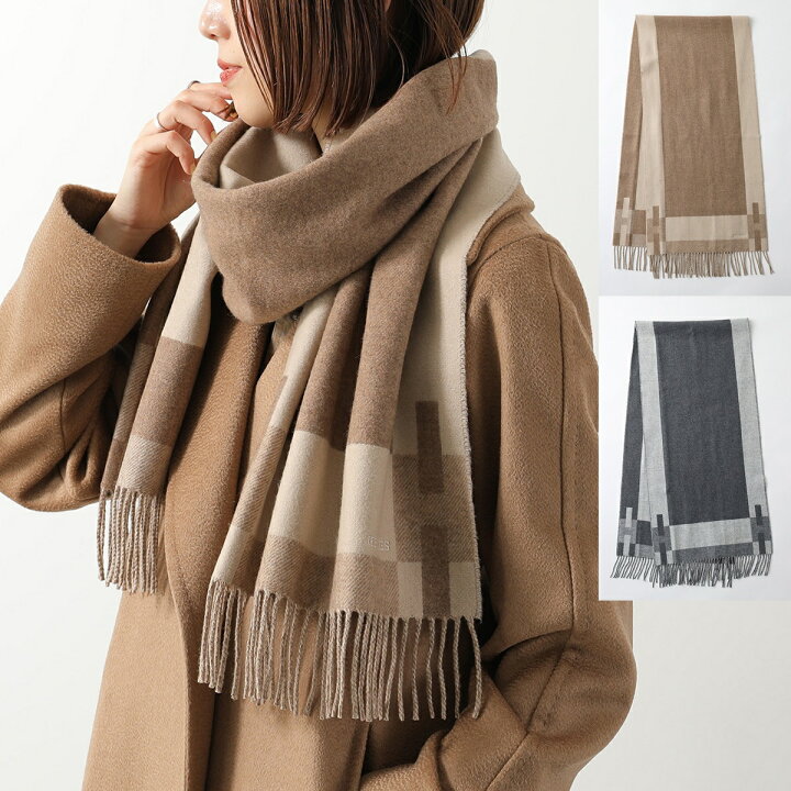 楽天市場】 HERMES エルメス マフラー 170×40 Hパッサン H Passant 