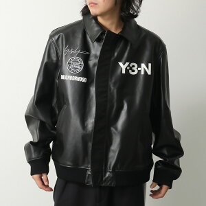 Y-3 × NEIGHBORHOOD ���C�X���[ �l�C�o�[�t�b�h �R���{ �{���o�[�W���P�b�g NBHD LEATHER BOMBER JACKET KT4301 �����Y ���U�[ ���S �u���]�� BLACK