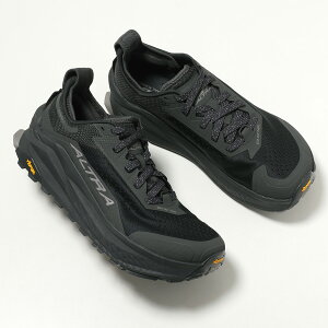 ALTRA �A���g�� �X�j�[�J�[ M OLYMPUS 6 �I�����p�X AL0A85NJ001 �����Y ���[�J�b�g Vibram �r�u�����\�[�� �y�� �g���C�������j���O ���� �V���[�Y �C BLACK-BLACK