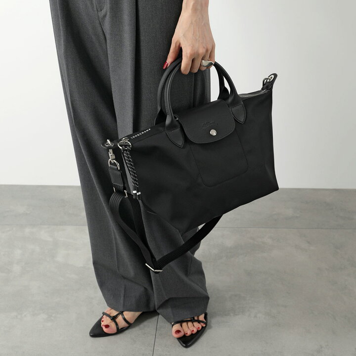 ル プリアージュ® オリジナル M ショルダーバッグ ネイビー - リサイクルキャンバス | ロンシャン JP Longchamp ロンシャン ロンシャン ルプリアージュ トートバッグ