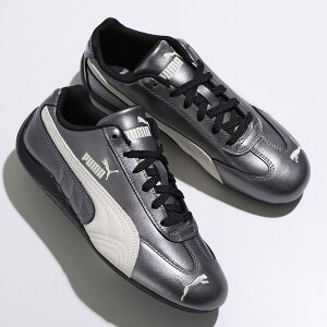 PUMA �v�[�} �X�j�[�J�[ Speedcat Metallic �X�s�[�h�L���b�g ���^���b�N 403689 ���f�B�[�X ���[�J�b�g ���S �V���[�Y �C 02/BlackWarmWhite