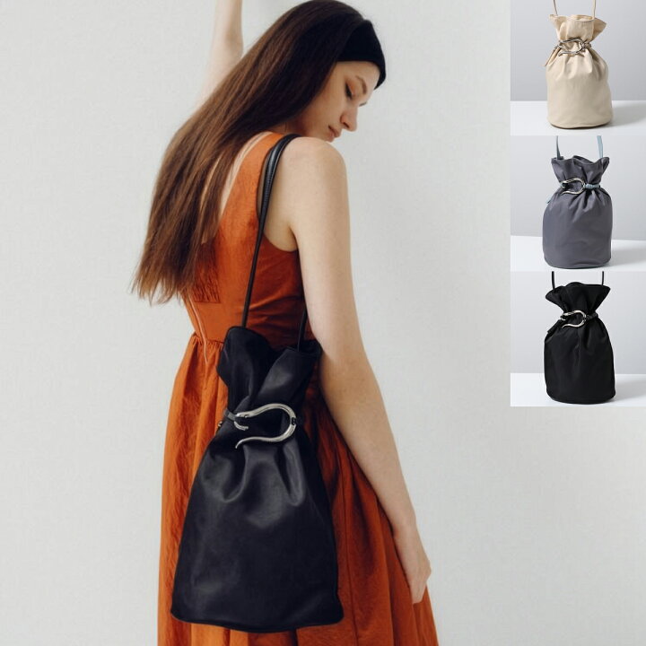 LE VERNIS ル・ベルニ ハンドバッグ Poire bukcket bag M ポワール バケット 254-210508 レディース ナイロン 巾着バッグ 鞄 カラー3色 インポートセレクトmusee