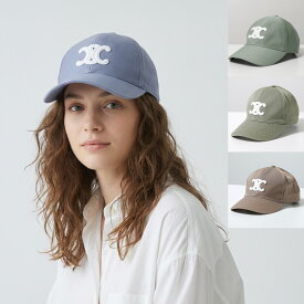 CELINE セリーヌ ベースボールキャップ 2AUT6234X.18TO 2AUT6234X.30SA 2AUT6234X.GAA6 2AUT6234X.02BH 2AUT6234X.02MC 2AUT6234X.09RE レディース トリオンフ 帽子 カラー6色