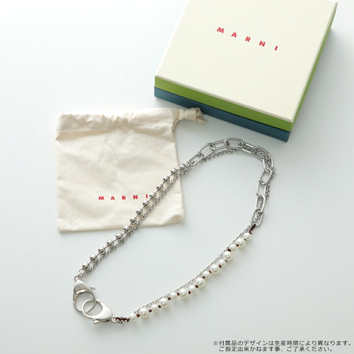 楽天市場】MARNI マルニ ネックレス PNZB0080A0 M2001 メンズ 