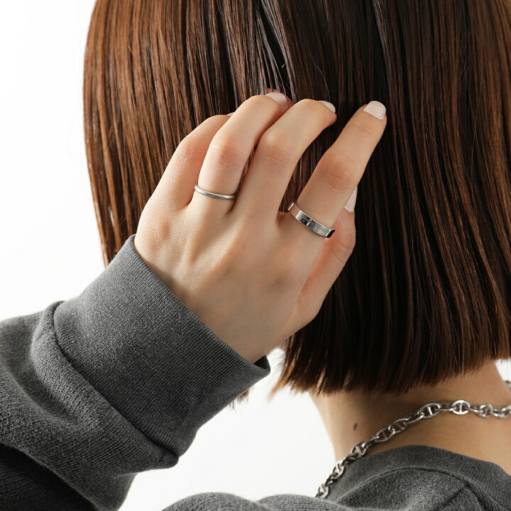 MAISON MARGIELA メゾンマルジェラ リング SM1UQ0123 P8865 レディース ロゴ 0 4MM アクセサリー シルバー925 silver925 指輪 カラー2色 インポートセレクトmusee