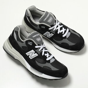 New Balance �j���[�o�����X �X�j�[�J�[ U992BK �����Y ���[�J�b�g �X�E�F�[�h ���b�V�� Made in USA Core D�E�B�Y �y�� ���� �V���[�Y �C �u���b�N��