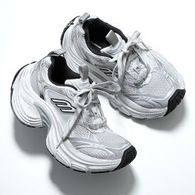 BALENCIAGA バレンシアガ スニーカー 10XL 792778 W2MV2 レディース ローカット ダメージ加工 厚底 6cm シューズ 靴 9110/WHITE-BLACK-GREY