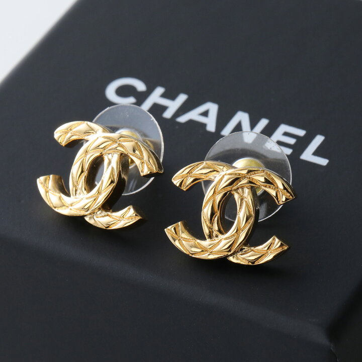 楽天市場】CHANEL シャネル ピアス ABH240 B23662 レディース ココ 
