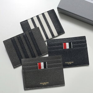 THOM BROWNE �g���u���E�� �J�[�h�P�[�X MAW220A 00198 �����Y ���f�B�[�X ���U�[ �X�g���C�v ���S �p�X�P�[�X ������� �~�j���z �J���[2�F