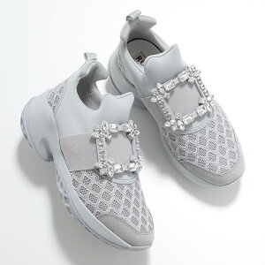 ROGER VIVIER ���W�F���B���B�G �X�j�[�J�[ VIV RUN STRASS BUCKLE ���B�� ���� �X�g���X�o�b�N�� RVW50624180T5V ���f�B�[�X �X���b�|�� ���b�V�� �V���[�Y �C 1U52 RVW50624180T5V1U52