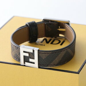 FENDI �t�F���f�B �u���X���b�g 7AJ682 AFCB AP49 AJF8 �����Y �o���O�� ���o�[�V�u�� FF���S ���^�� ���U�[ �A�N�Z�T���[ �J���[3�F 7AJ682AJF8F1EGA�ydc_kikaku�z