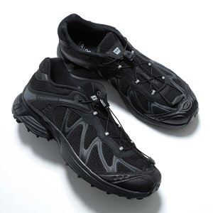 SALOMON �T������ �X�j�[�J�[ XT-WHISPER �E�B�X�p�[ L47762000 �����Y ���[�J�b�g Quicklace ���b�V���A�b�p�[ 3cm �V���[�Y �C Black/Black/Asphalt�ydc_kikaku�z
