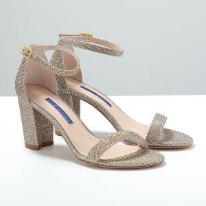 StuartWeitzman �X�`���A�[�g�E���C�c�}�� �T���_�� NEARLYNUDE �j�A���[�k�[�h ZO76161 ���f�B�[�X �X�y�C���� �A���N���X�g���b�v ���^���b�N �`�����L�[�q�[�� �n�C�q�[�� 8cm �V���[�Y �C PLATINUM-NOI