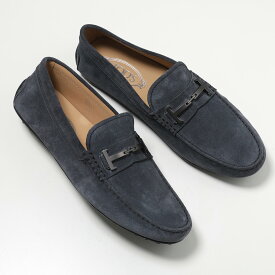 TODS トッズ ローファー CITY GOMMINO シティ ゴンミーノ XXM42C0HG70RE0 メンズ スウェード ダブルT ドライビングシューズ 靴 U805/NOTTE XXM42C0HG70RE0U805