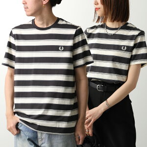 FRED PERRY �t���b�h�y���[ T�V���c FINE STRIPE T-SHIRT M2409 �����Y ���f�B�[�X �}���`�X�g���C�v ���[�������[�X �h�J 297 ANCHOR-GREY