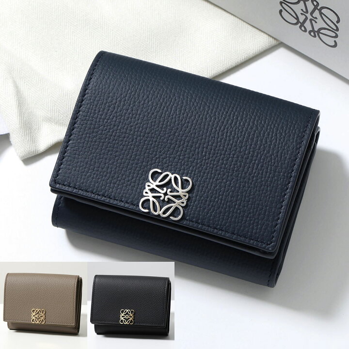 楽天市場】 LOEWE ロエベ 三つ折り財布 ANAGRAM TRIFOLD 6 アナグラム 