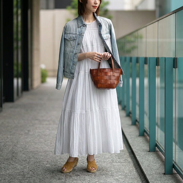 楽天市場】ne Quittez pas ヌキテパ ワンピース Cotton Voile Tiered 