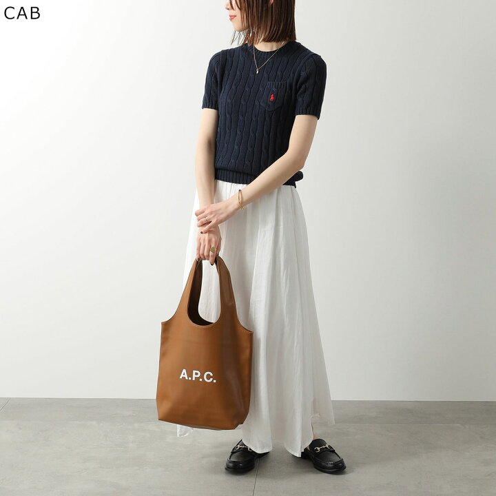 楽天市場】APC A.P.C. アーペーセー トートバッグ tote ninon small 【美品】A.P.C. NINON スモールトートバッグ ダークブラウン