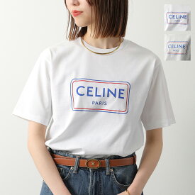 CELINE セリーヌ 半袖 Tシャツ RX0IA507Z.GHJ4 RX0IA507Z.GIF7 レディース ロゴ クルーネック コットンジャージー カットソー カラー2色